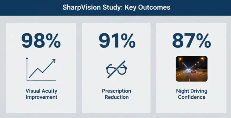 Diagram showing how SharpVision works